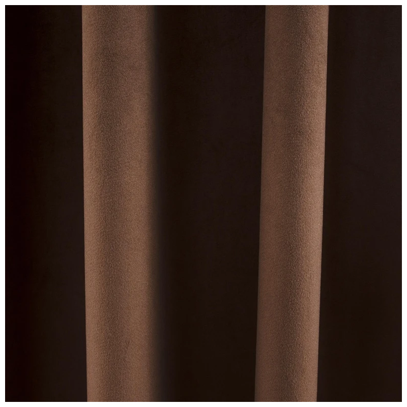 Aizkari velvet w537628-04 140x260 brūni