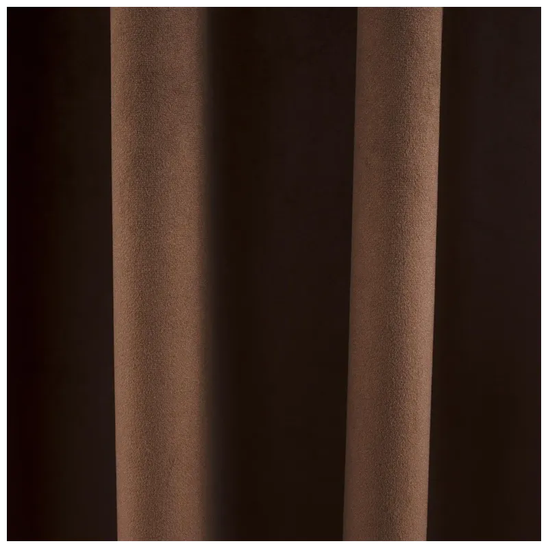 Curtain velvet w537628-04 140x260 brown