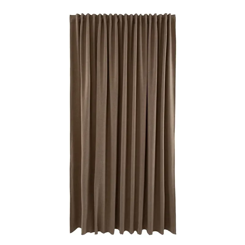 Nakts aizkari Domoletti Bari W3630 5045, smilškrāsas, 260 cm x 280 cm