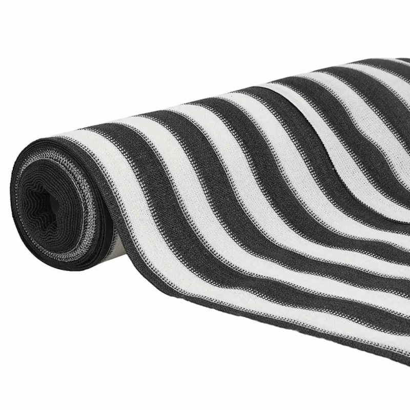 vidaXL norobežojošais tīkls antracītpelēks balts 2x25 m HDPE 150g-m²