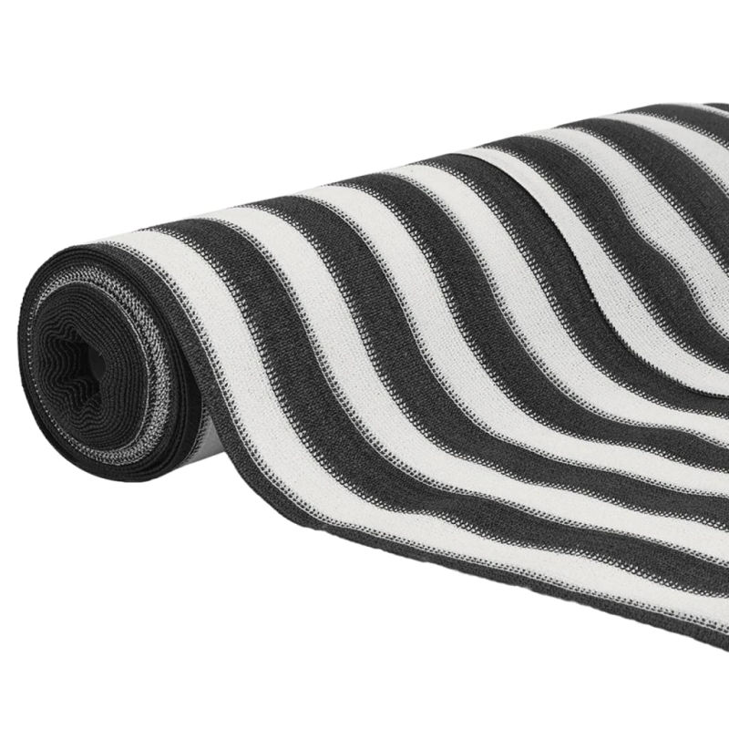 vidaXL norobežojošais tīkls antracītpelēks balts 1,8x50 m HDPE 150g-m²