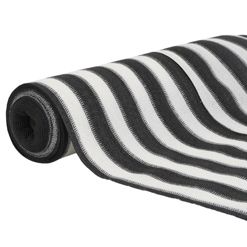 vidaXL norobežojošais tīkls antracītpelēks balts 2x50 m HDPE 150g-m²