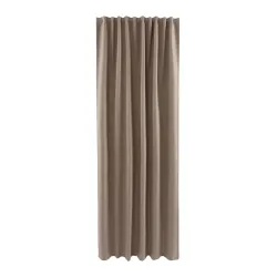 Шторы блэкаут Domoletti Dolly Blackout W538811-V6, коричневый цв., 140 см x 260 см