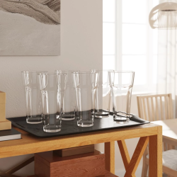 vidaXL glāzes, 6 gab., 475 ml