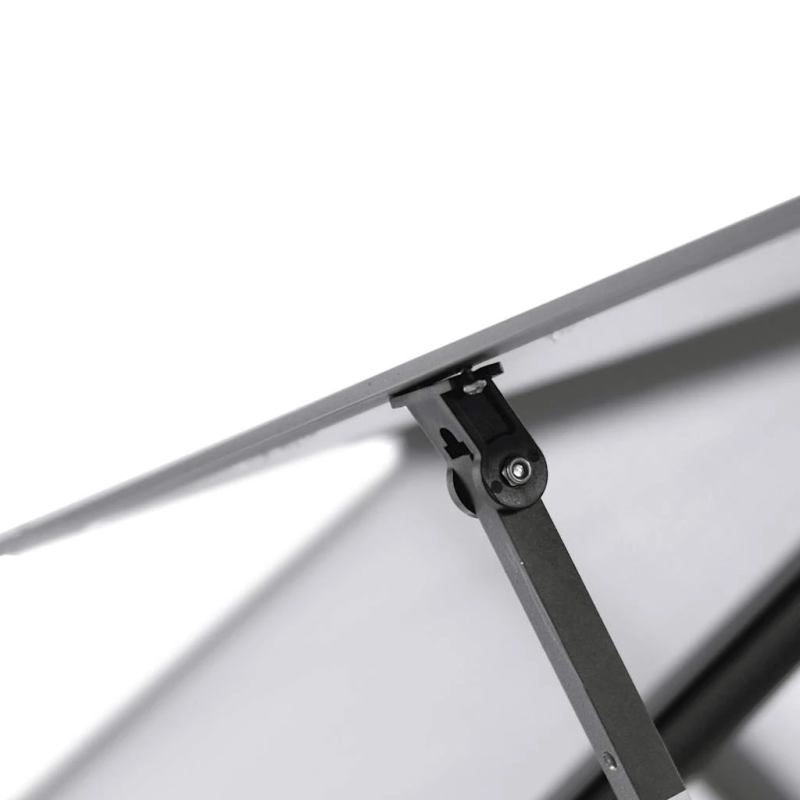 vidaXL siltumnīca ar pamatnes rāmi, antracītpelēks, 169x58x195 cm