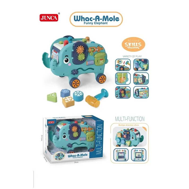 Rotaļu edukac. zilonis mx0390248