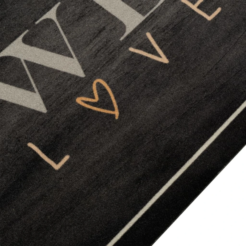 vidaXL virtuves paklājs, mazgājams, kafijas dizains, 60x180 cm, samts