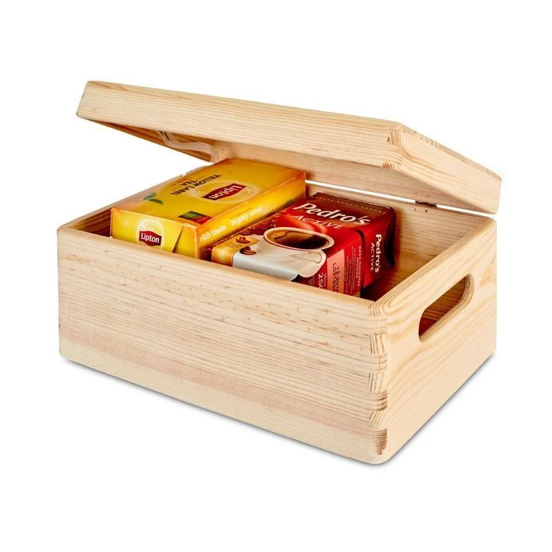 Kaste koka ar vāku 315100 40x30x13.5cm