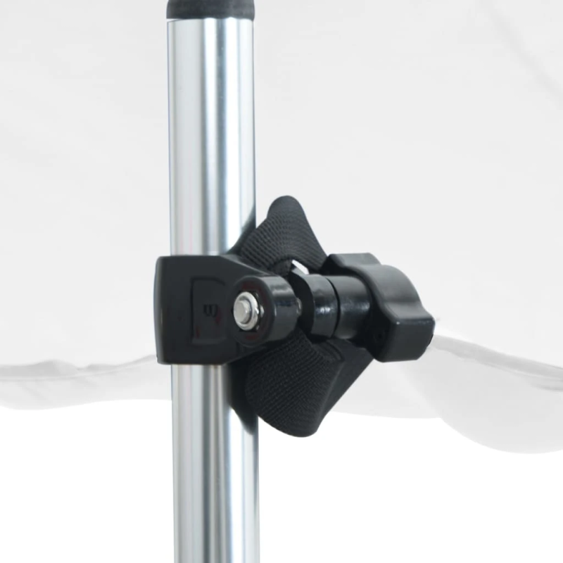 vidaXL laivas nojume, T-veida, balta, 170x170x,113-182,5, cm