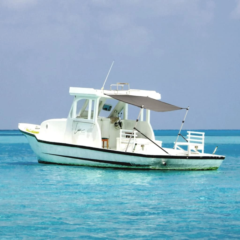 vidaXL laivas nojume, T-veida, antracītpelēka, 170x170x,113-182,5, cm