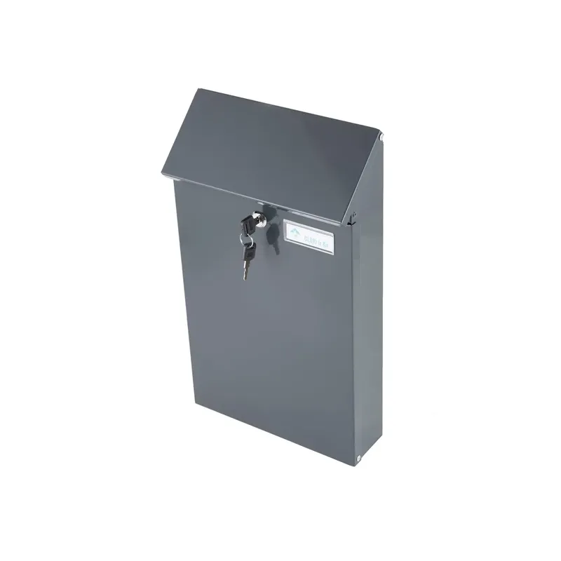 Pastkaste Haushalt PD958, melna-pelēka, 25.4 cm x 9 cm x 43.1 cm