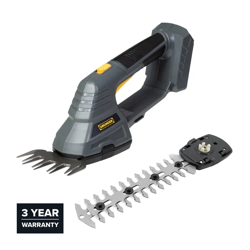 Akumuliatorinės žolės ir krūmų žirklės Grunder M1E-18LD-200-C3, be akumuliatoriaus, 18 V