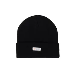 Mens shetlands wool hood l-xl black