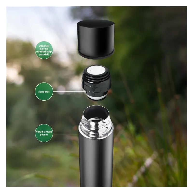 Termoss Outliner TRXG-7920, 0.5 l, melna krās.