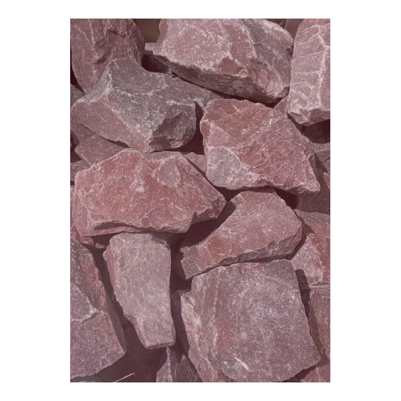 Akmeņi saunai aveņu kvarcīts 6-10cm 20kg