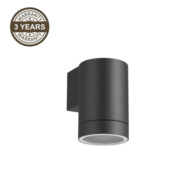 Āra sienas lampa Domoletti Eldo HR60273, 7W, GU10, IP44, melna krās., 7.5 cm x 11 cm
