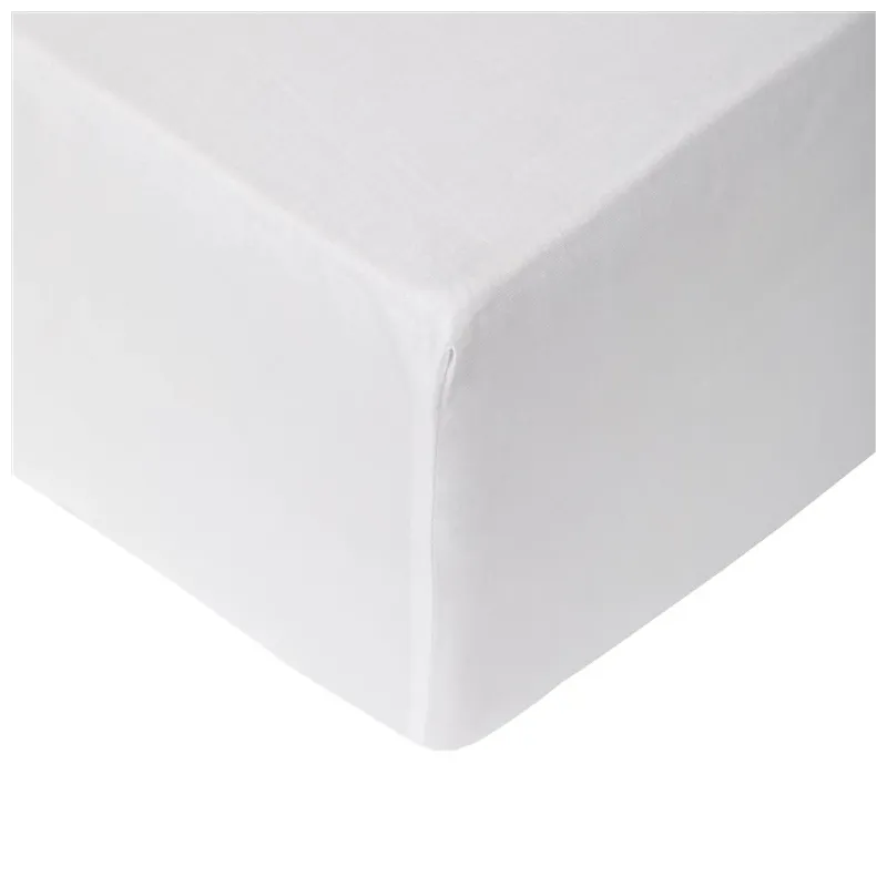 Fitted sheet cotton 90x200+25 white