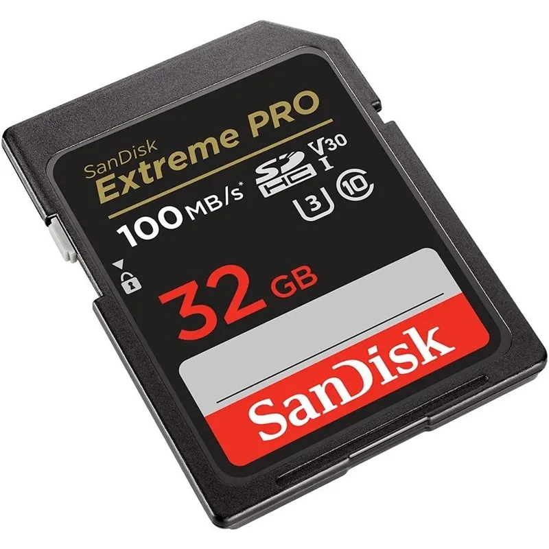 Atminties kortelė SanDisk Extreme Pro, 32 GB, 100 Mb-s - 90 Mb-s