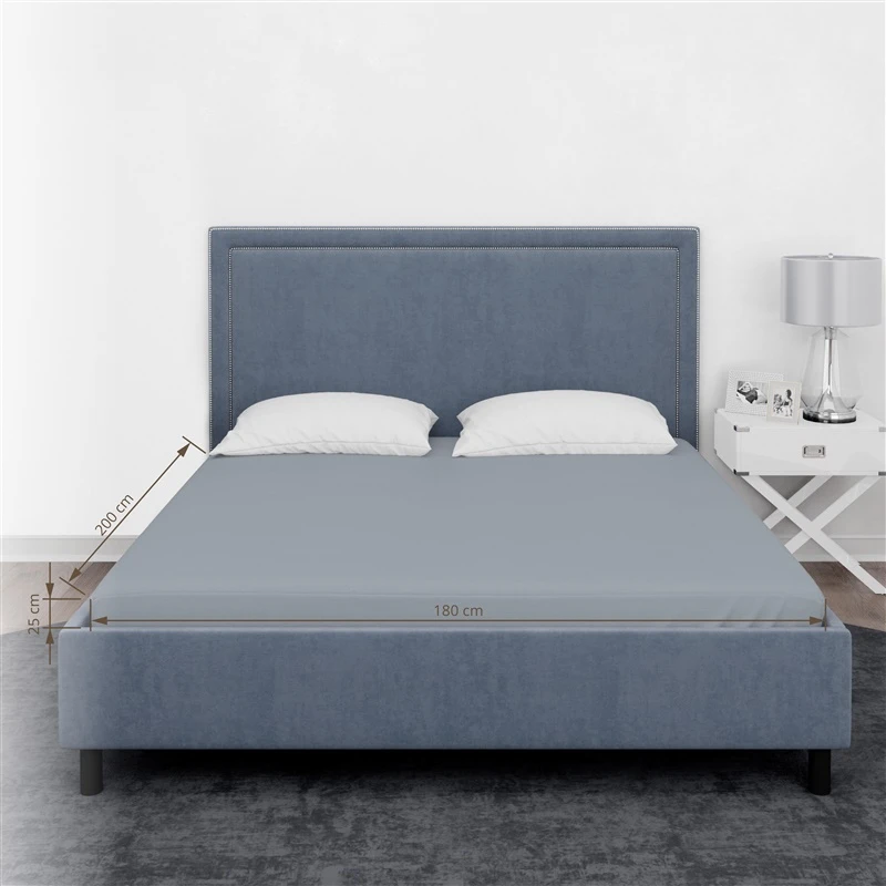 Palags ar gum.100%kokvs.s.180x200+25 pel