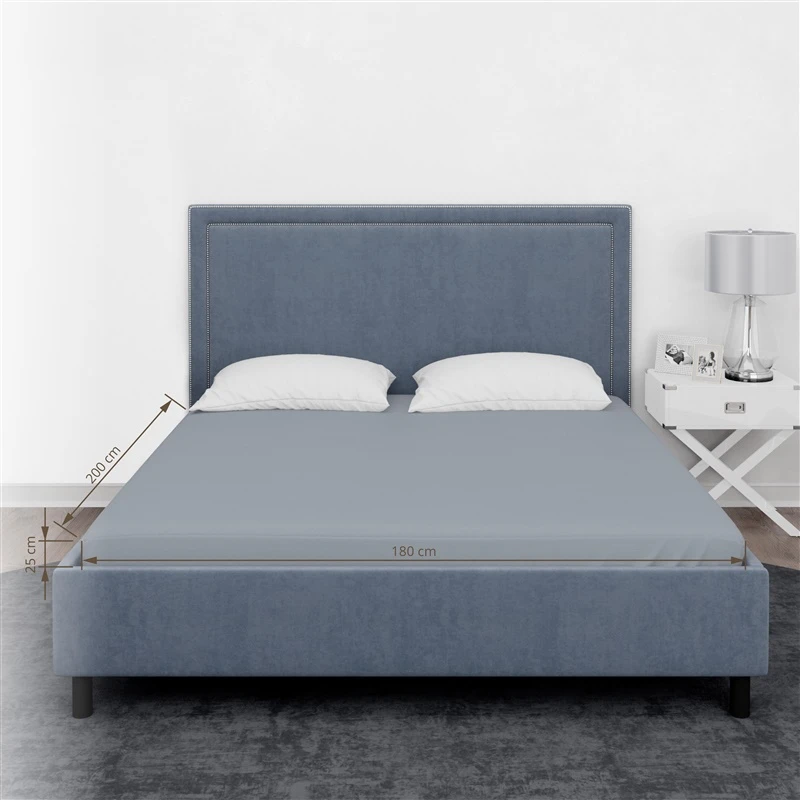 Palags ar gum.100%kokvs.s.180x200+25 pel