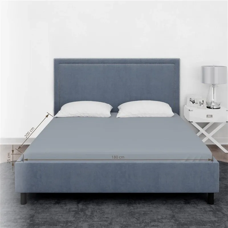Palags ar gum.100%kokvs.s.180x200+25 pel