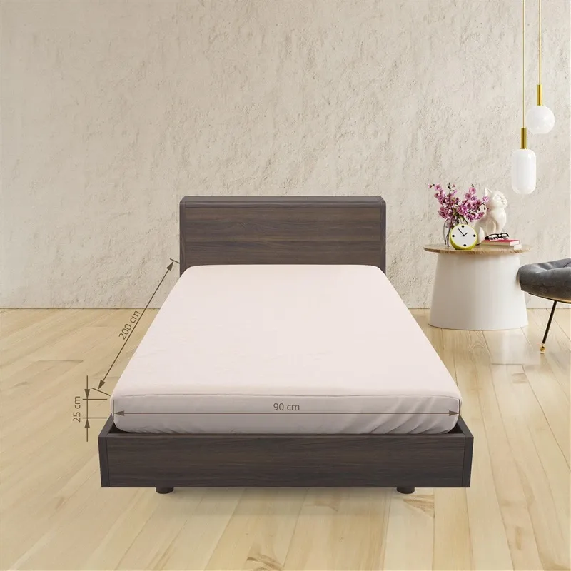 Palags Domoletti, bēša krās., 90 x 200 cm, ar gumiju