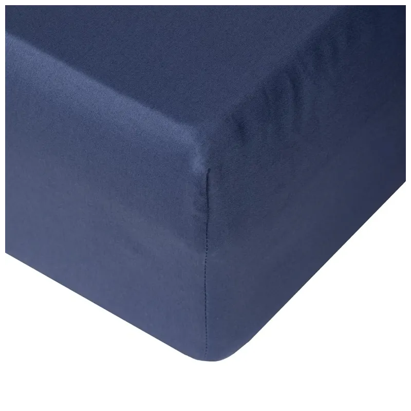 Palags Domoletti, tumši zila krās., 90 x 200 cm, ar gumiju