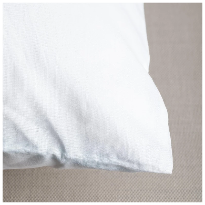 Pārvalks spilv.100 % kokv.50x70cm bal