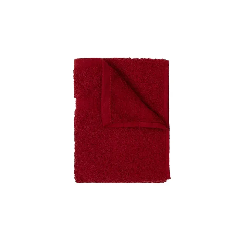 Vannas dvieļu komplekts Okko 743, tumši sarkans, 50 cm x 30 cm, 2 gab.