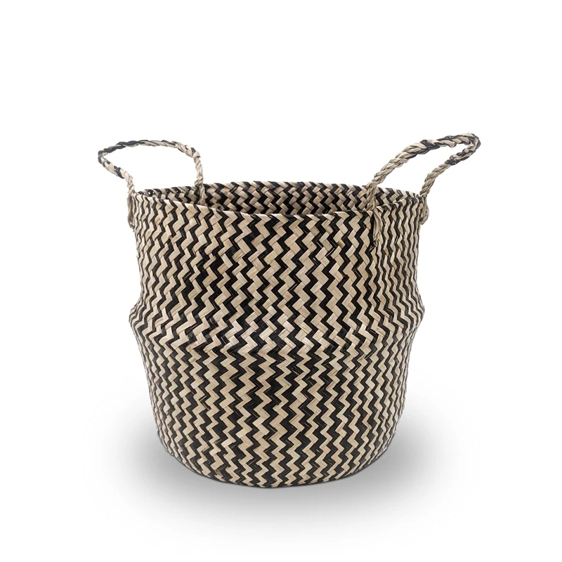 Groziņš ar rokt.30x30x30cm jūr.aļģ.-meln