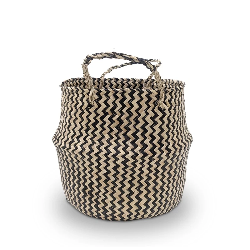 Groziņš ar rokt.30x30x30cm jūr.aļģ.-meln