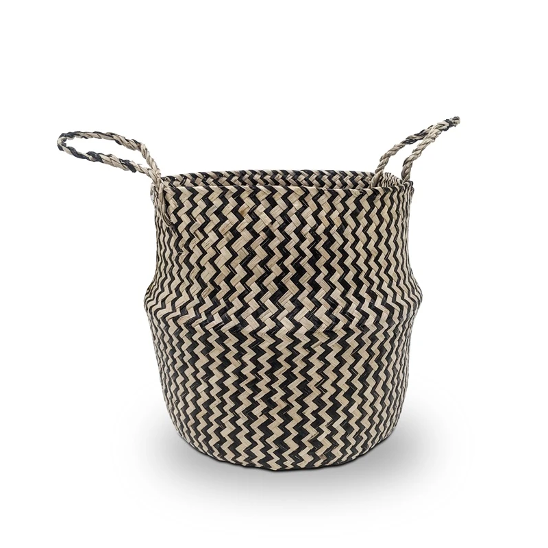 Groziņš ar rokt.30x30x30cm jūr.aļģ.-meln