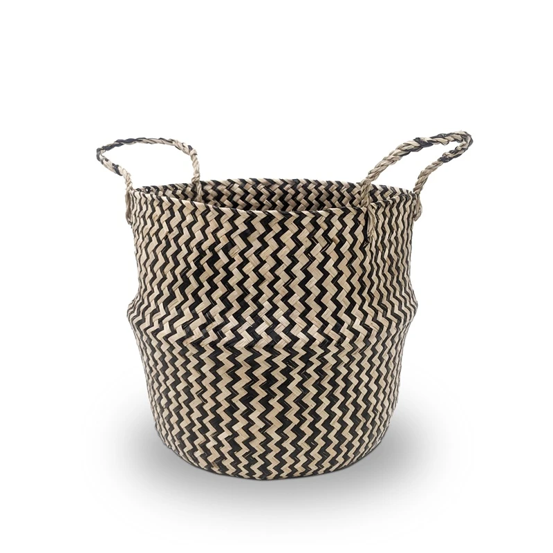 Groziņš ar rokt.30x30x30cm jūr.aļģ.-meln