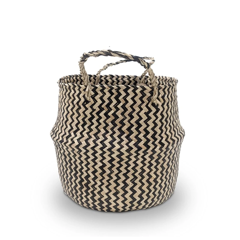 Groziņš ar rokt.30x30x30cm jūr.aļģ.-meln