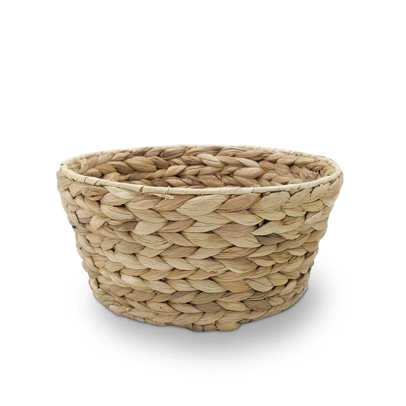 Apaļš groziņš 26x26x13cm metāls-hiacinte