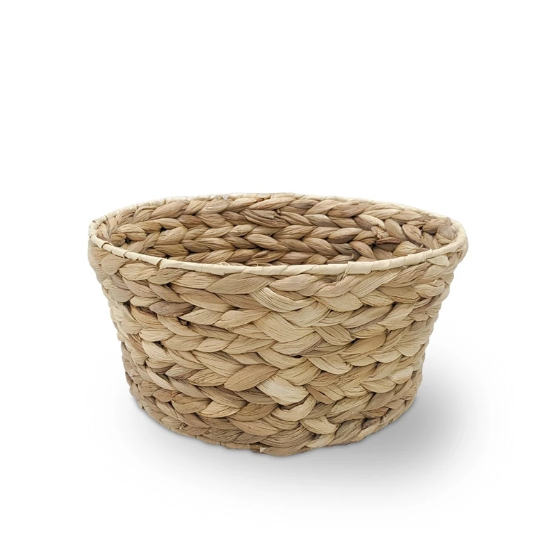 Apaļš groziņš 26x26x13cm metāls-hiacinte