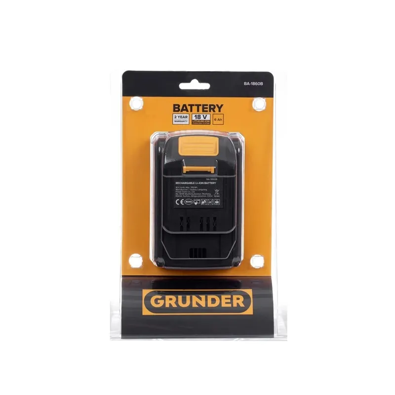 Aku Grunder BA-1860B, 18 V, li-ion, 6000 mAh