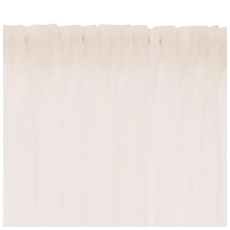 Dienas aizkari Domoletti Voile W191-70008, krēmkrāsa, 140 cm x 260 cm