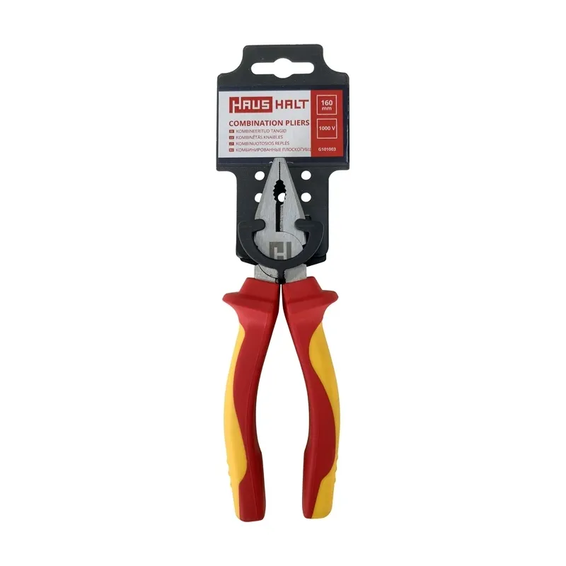 Replės izoliuotosios kombinuotos Haushalt G101003. 160 mm