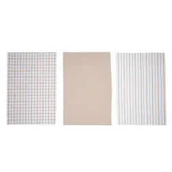 Köögirätikute komplekt Okko PMM-KT09R, beež v., 60 cm x 40 cm, 3 tk