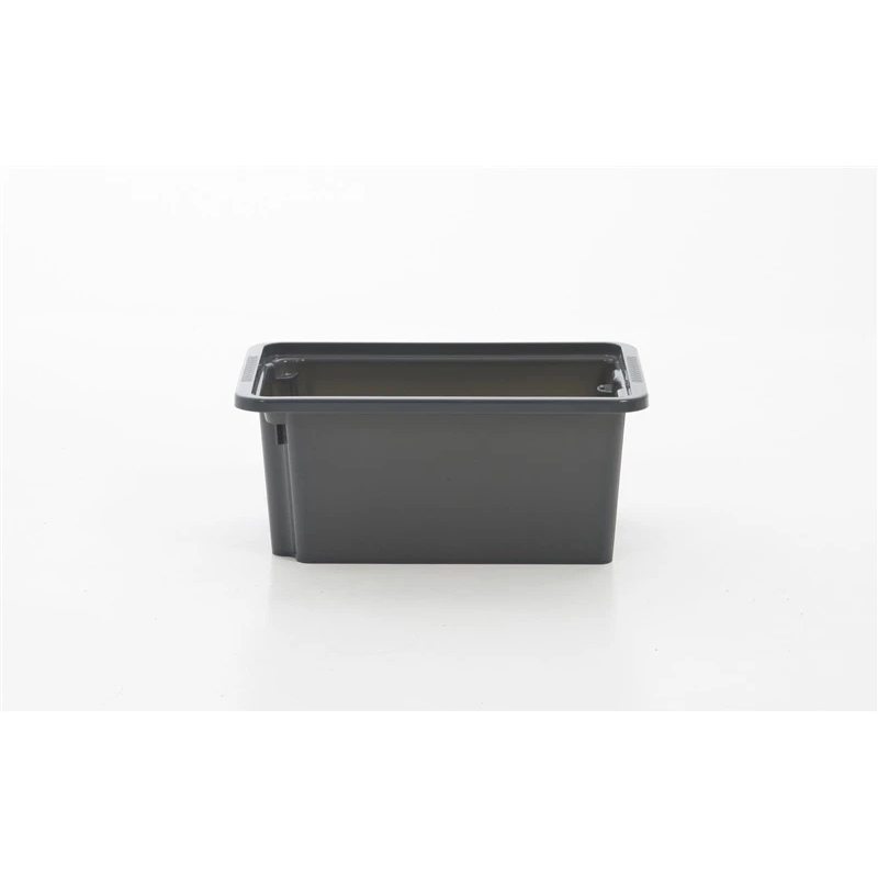 Taisnstūra vanna 5l melna 30x19x13cm