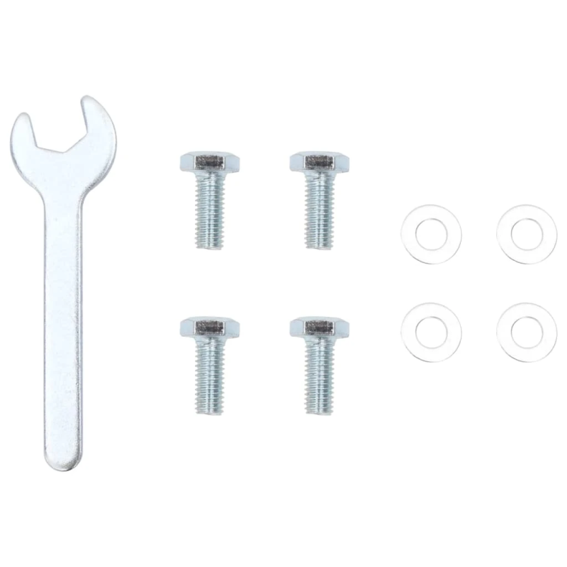 vidaXL saulessarga pamatne, DIA38-48 mm kātam, sudrabains tērauds