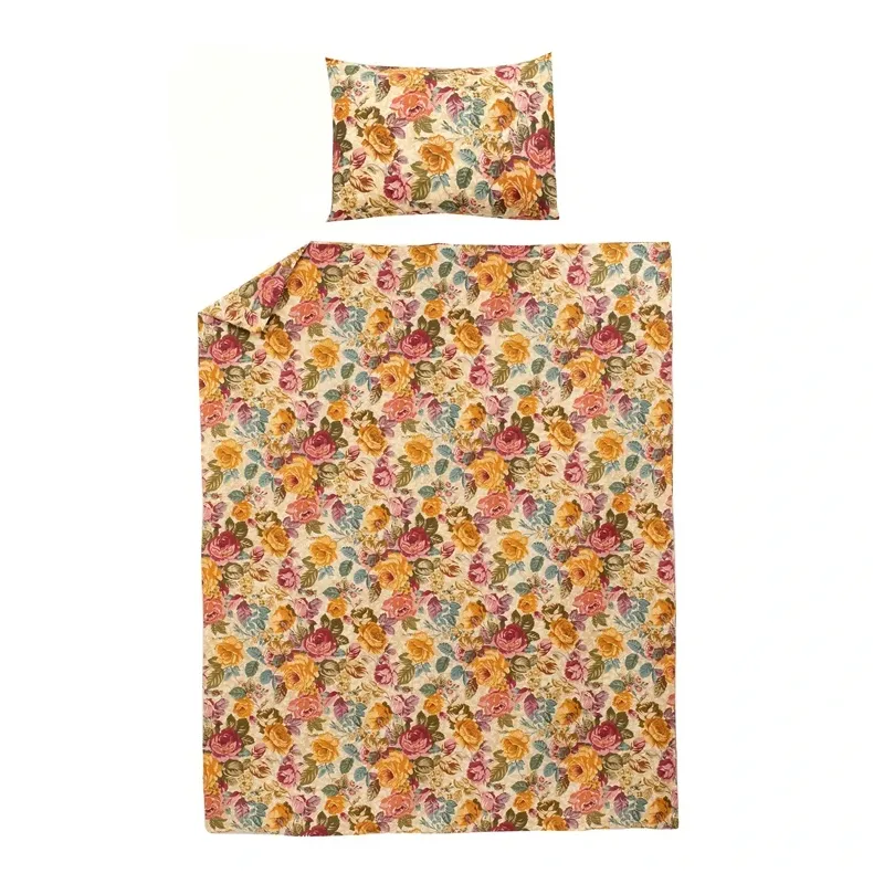 Gultas veļas komplekts Domoletti Flowers, daudzkrāsaina, 140 x 200 cm