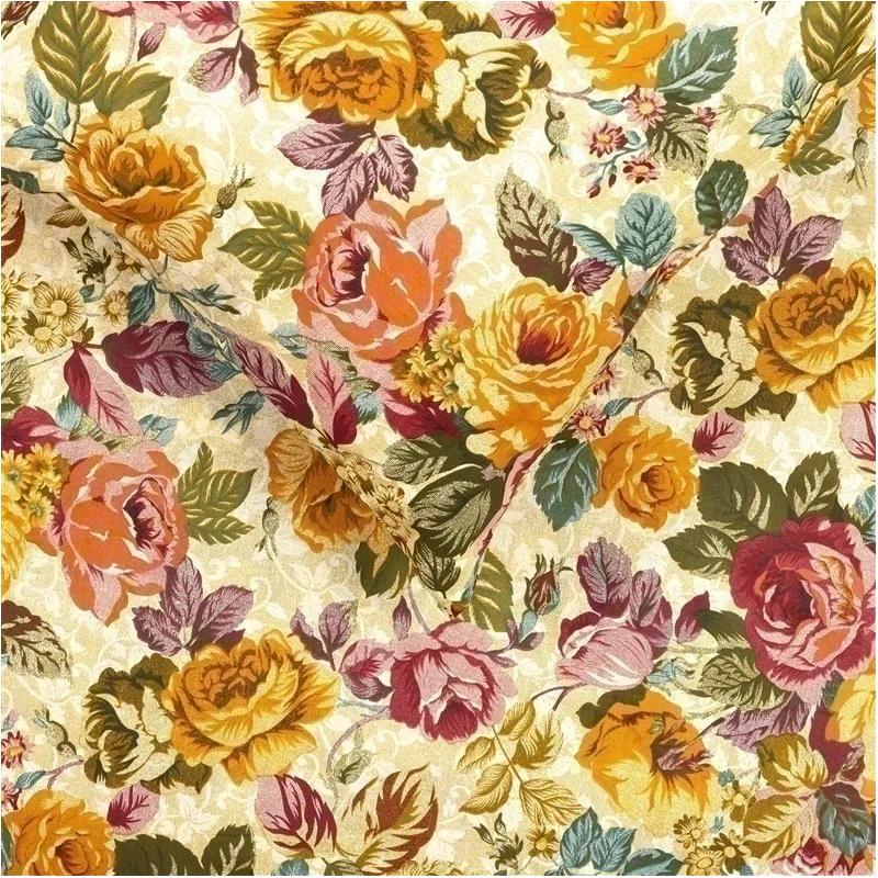 Gultas veļas komplekts Domoletti Flowers, daudzkrāsaina, 200 x 220 cm