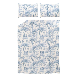 BED COV SET Tropical Eden SATEEN 200x220