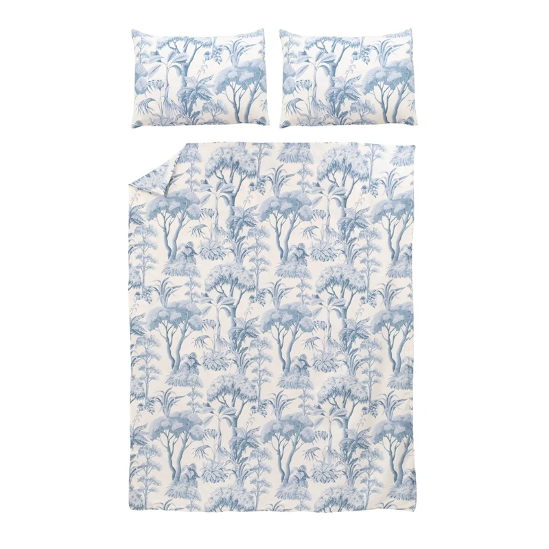 Užvalk kompl satin tropical eden 200x220