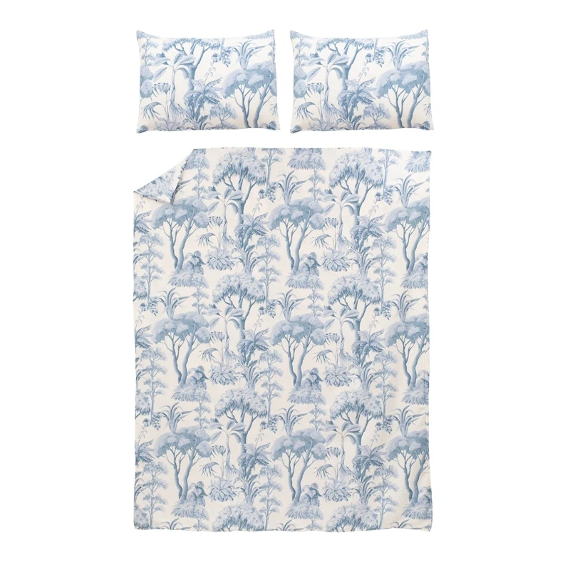 BED COV SET Tropical Eden SATEEN 200x220