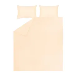 BED COV SET Striped Beige SATEEN 200x220