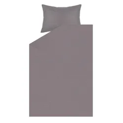 Комплект постельного белья Domoletti Striped Grey, серый цв., 140 x 200 cm