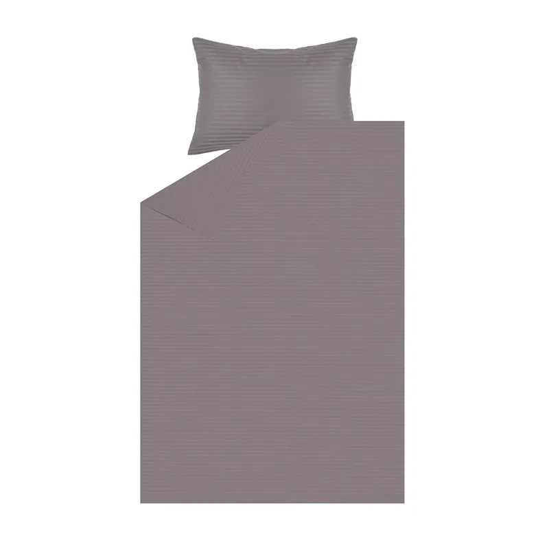 Gultas veļas komplekts Domoletti Striped Grey, pelēka krās., 140 x 200 cm